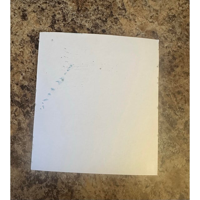 Contemporary “Gathering in the Mist” Original Miniature Monochrome Watercolor For Sale - Image 3 of 3