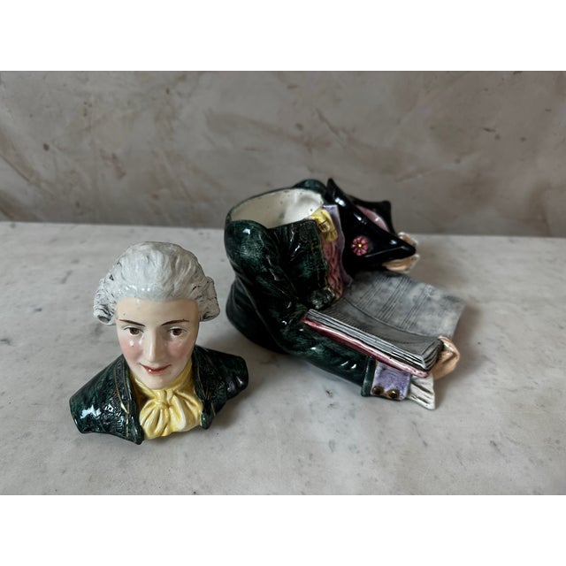 Mozart Tobacco Jar, 1890s For Sale - Image 5 of 12