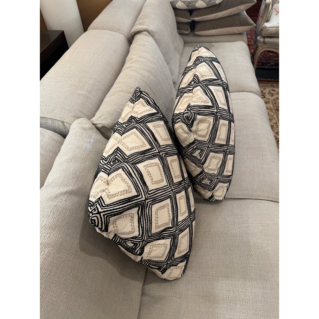 Walter G Swazi Throw Pillows, Pair For Sale - Image 10 of 12