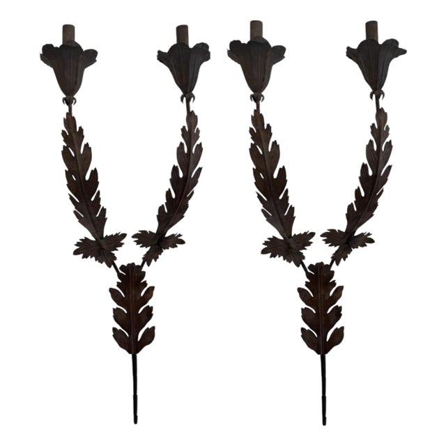 Pair of French 18th Sconces For Sale