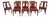 Set of 8 Stickley Cherry Regency Dining Room Chairs For Sale