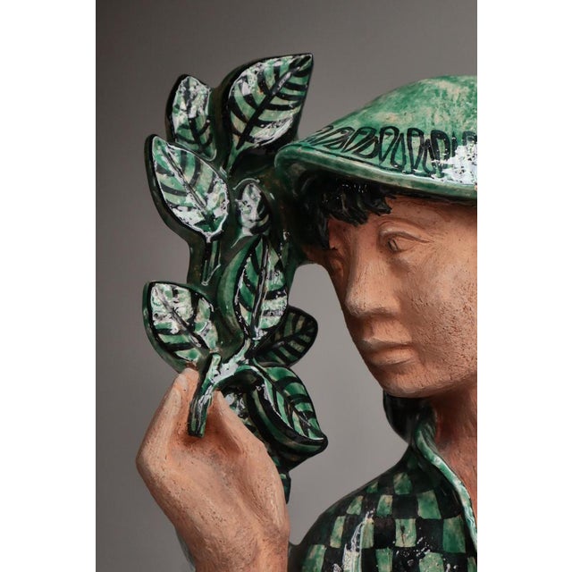 Helge Christoffersen, Young Woman, Denmark, 1940s, Ceramic For Sale - Image 15 of 18