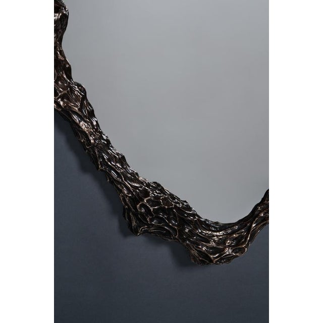 People VII Mirror in Polished Stainless Steel by William Guillon For Sale - Image 9 of 12