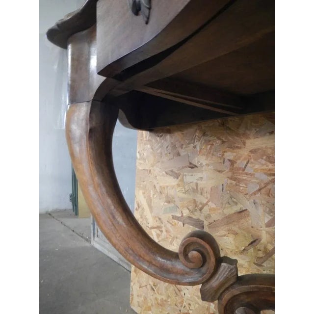 Walnut Console, 1940 For Sale - Image 10 of 18