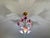 Vintage Italian Murano Style Hand-Painted Pink Floral Pendant Light, Romantic Glass Blossom Chandelier, Dramatic Ceiling Shadow Display For Sale - Image 6 of 17
