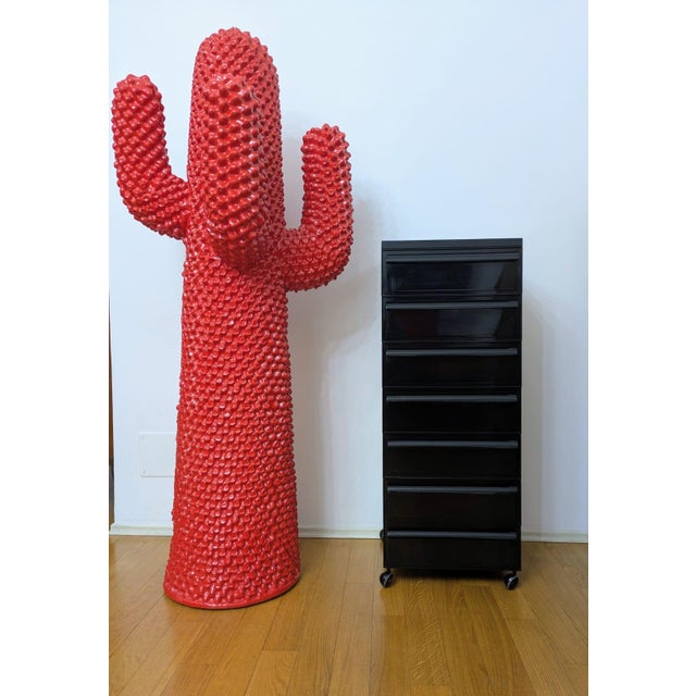 Plastic Black Chest of Drawers by Simon Fussell for Kartell, Italy, 1970s For Sale - Image 7 of 9