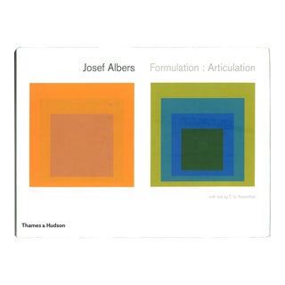 Josef Albers Formulation : Articulation Book For Sale