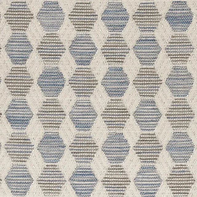 Sample- Schumacher Coquina Performance Fabric in Blue For Sale