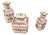 Vintage Porcelain Bathroom Bottle, 1920s, Set of 3 For Sale