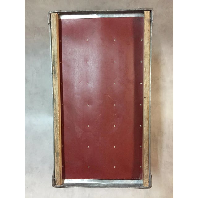 Brown Vintage Industrial Filing Box in Waxed Cardboard from Suroy For Sale - Image 8 of 10