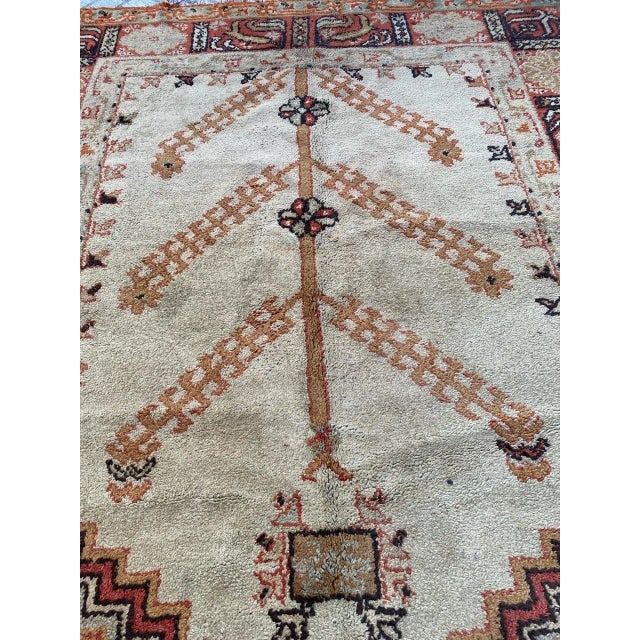 Antique Turkish Oushak Rug For Sale - Image 8 of 18