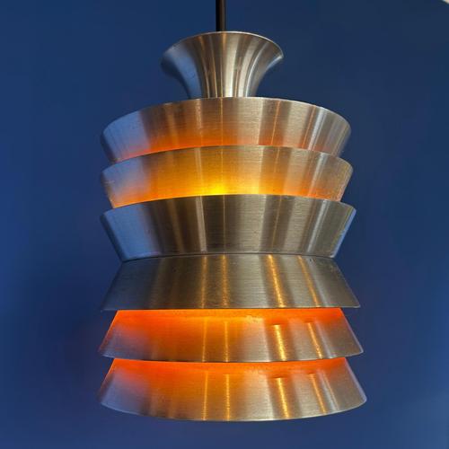 Mid-Century Modern Trava Pendant Lamp by Carl Thore for Granhaga, Sweden, 1960s For Sale - Image 3 of 6