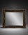 Ornate Black and Gold Antique-Style Wall Mirror For Sale - Image 4 of 4