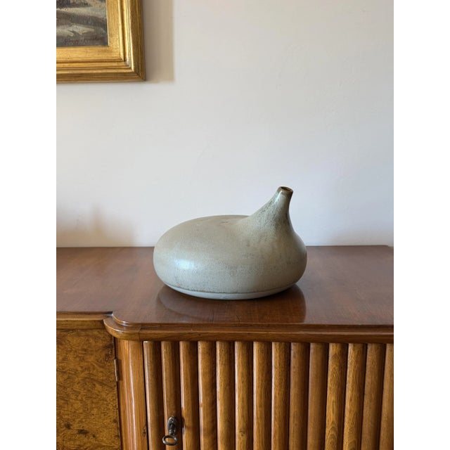 Mid-Century Organic Modern Gres Vase from Franco Bucci, Italy, 1970 For Sale - Image 10 of 17