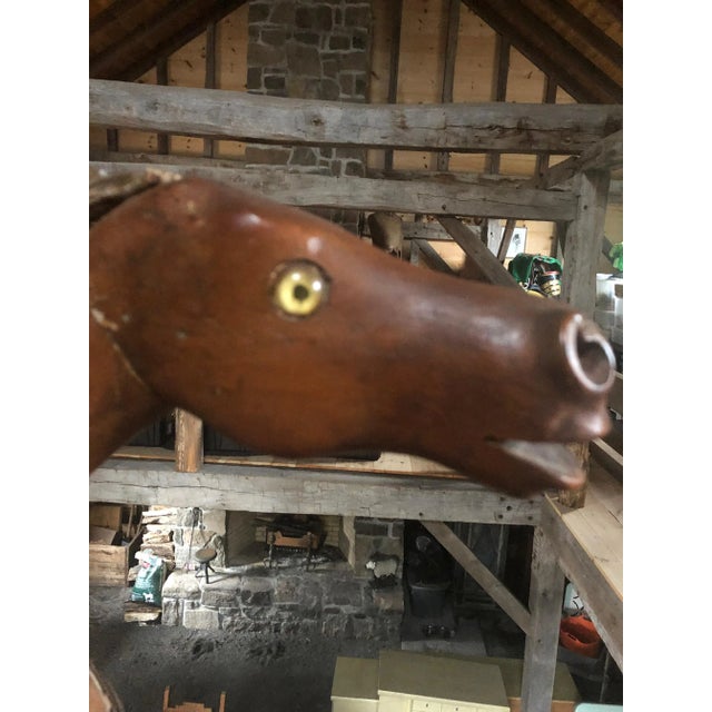 19th Century Folk Art Hobby Horse Toy For Sale - Image 12 of 13