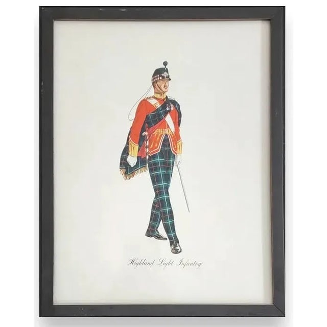 Set of 6 Famous Dewar's White Label Regimental Prints C1943 Framed Prints For Sale In New York - Image 6 of 9
