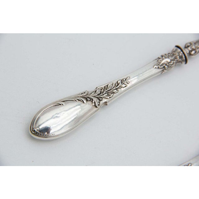 Silver Dessert Set, Set of 4 For Sale - Image 3 of 4