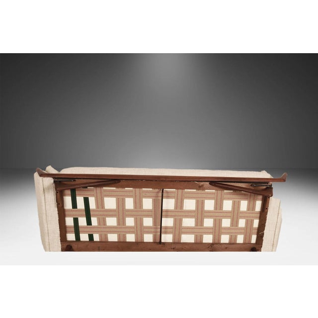 Wood Mid-Century Modern Sofa Adrian Pearsall Style Gondola Sofa For Sale - Image 7 of 11