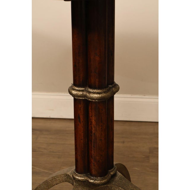 Theodore Alexander 'L'Usine' Round Bistro Accent Table For Sale - Image 10 of 18