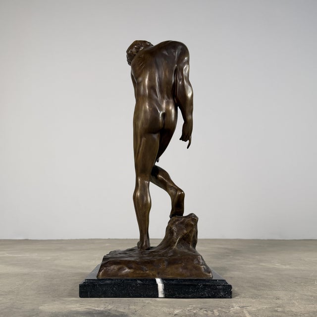 Bronze sculpture inspired by Auguste Rodin’s “Adam,” one of the most powerful explorations of the human form in modern...