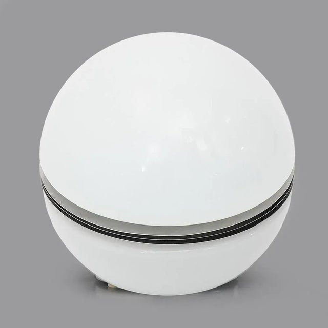 White White Glass Table Lamp by Enrico Tronconi for Tronconi, 1970s For Sale - Image 8 of 15