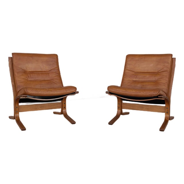 1960s Pair of Danish Modern "Siesta" Lounge Chairs Attributed to Westnofa For Sale