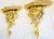 1970s 1970s Italian Carved and Gilded Rococo Wood Wall Bracket Shelves For Sale - Image 5 of 9