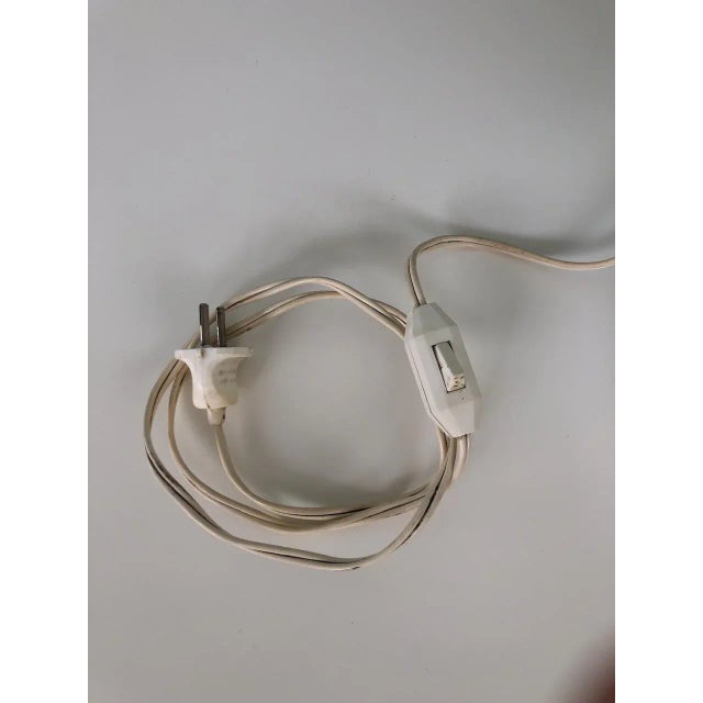 Italian Table Lamp in Glass and Steel, 1970s For Sale - Image 12 of 12