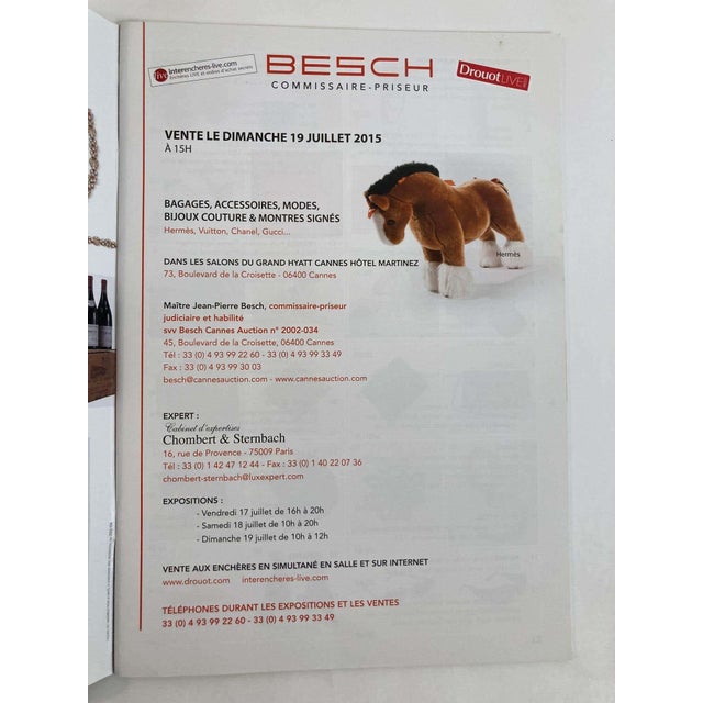 Haute Couture Luxury Leather Goods by Besch Cannes Auction Catalog, France, 2015 For Sale In Palm Springs - Image 6 of 9