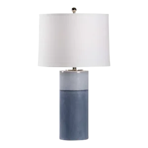 Destin Lamp - Blue Glazed Ceramic 30.5"h