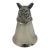 Vintage Silverplate Foxhead Stirrup Cup For Sale