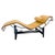 Animal Skin Lounge Chair Lc4 from Le Corbusier for Cassina, Cognac Leather, Italy, 2000 For Sale - Image 7 of 7