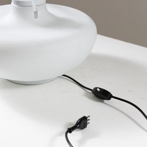 Frosted Glass Table Lamp, 1970s For Sale - Image 14 of 15