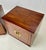 Wood Vintage Henredon Attributed Asian Asian-Inspired Walnut Nightstands / Cabinets – Pair For Sale - Image 7 of 16
