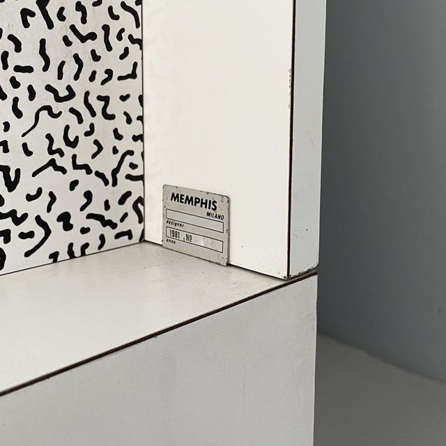 Italian Modern Laminate Bookcase by Ettore Sottsass, 1981 For Sale - Image 18 of 18