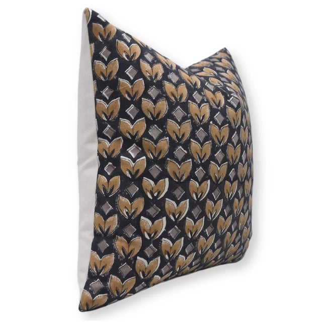 Playful and full of life, the Titli cushion cover captures the delicate beauty of butterflies through hand block printed...