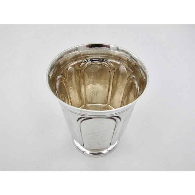 Sterling Silver Arts & Crafts Tumbler Julep Cup by Marie Zimmermann For Sale - Image 9 of 12