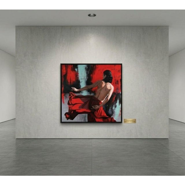 Filippo Manfroni, I'll Be There 1, Oil on Canvas For Sale - Image 3 of 6