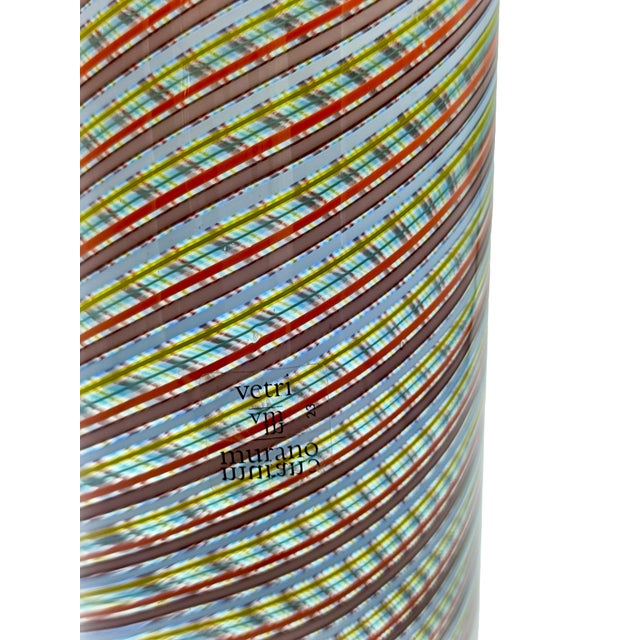 White Murano Glass Vase by Lino Tagliapietra for Effetre International, Italy, 1980s For Sale - Image 8 of 9