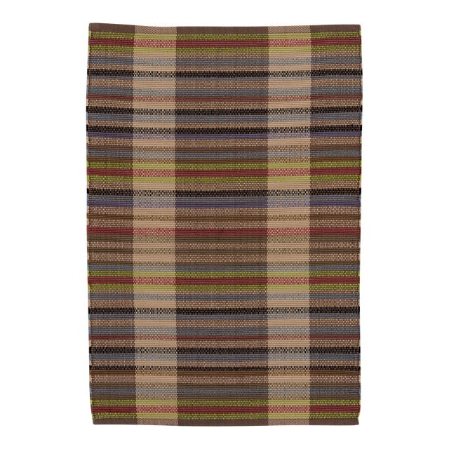 Dash & Albert by Annie Selke Swedish Rag Indoor/Outdoor Rug, 4' x 6' For Sale