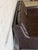 Dark Brown Leather Three-Seater Sofa With Black Legs Danish Mid-Century Modern 1970s For Sale - Image 9 of 11