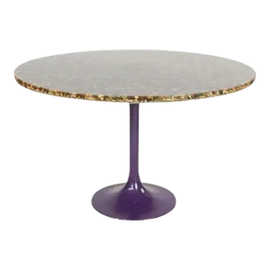 1960s Tulip Style Stone and Resin Table