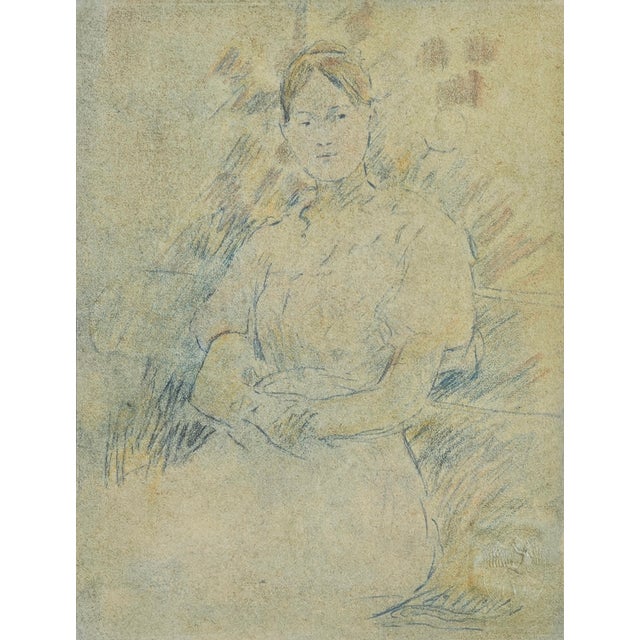 Berthe Morisot, Sitting Girl, 1918, Lithograph For Sale