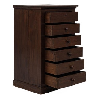 19th Century France Brown Wood Chests of Drawers For Sale