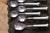 1970s Boho Chic Denby Regency Jewel White flatware 1 serving spoon For Sale - Image 14 of 17