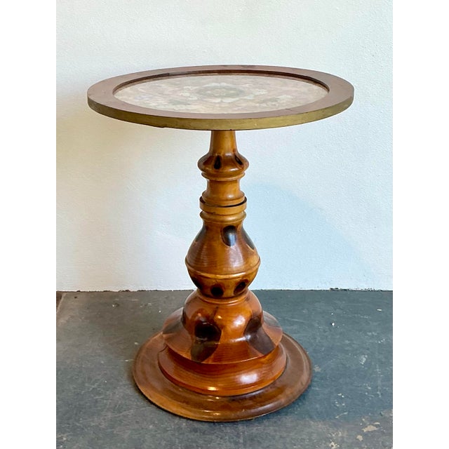 Vintage Turned Wood Butterly Wing Table For Sale - Image 12 of 12