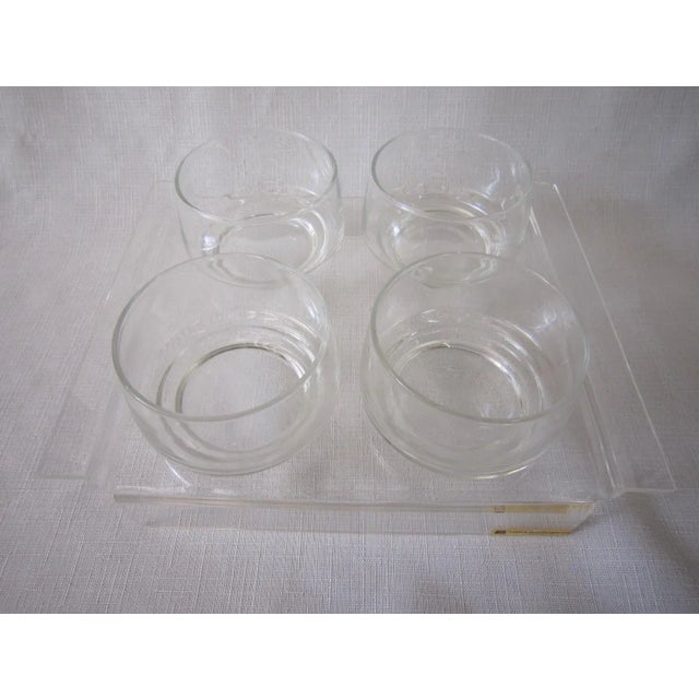 Modern Modernist Lucite Drinks Set - 5 Piece Set For Sale - Image 3 of 6