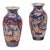 Pair Antique Small Imari Vases For Sale