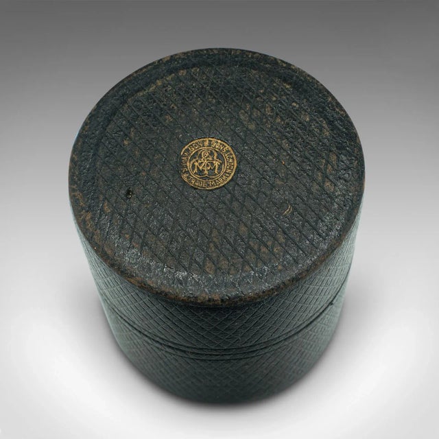 1880s Antique Victorian English Glass Apothecary Medicine Cup For Sale - Image 10 of 13