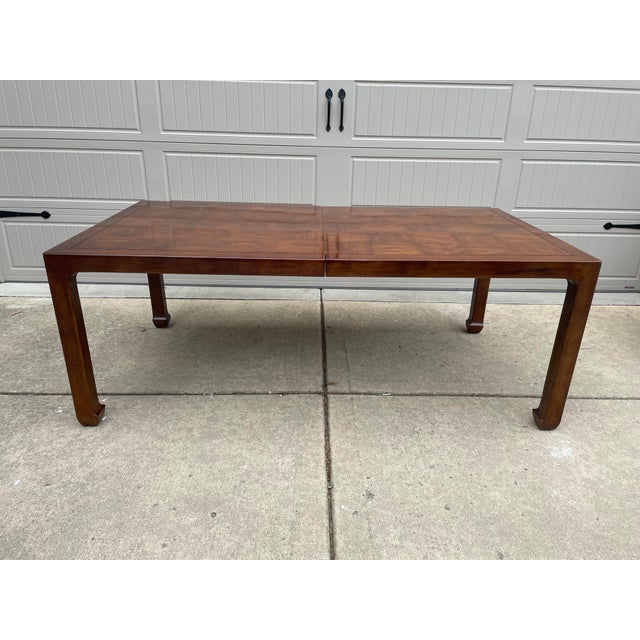 Late 20th Century Henredon Ming Style Mahogany Dining Table Chairish